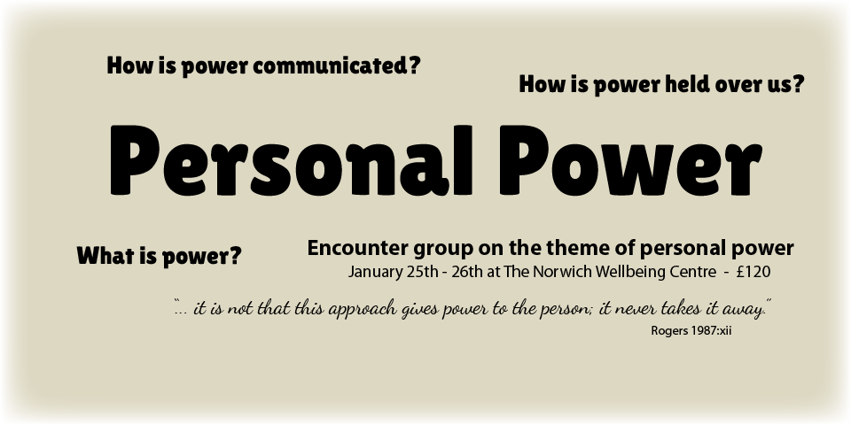 Encounter group on the theme of personal power